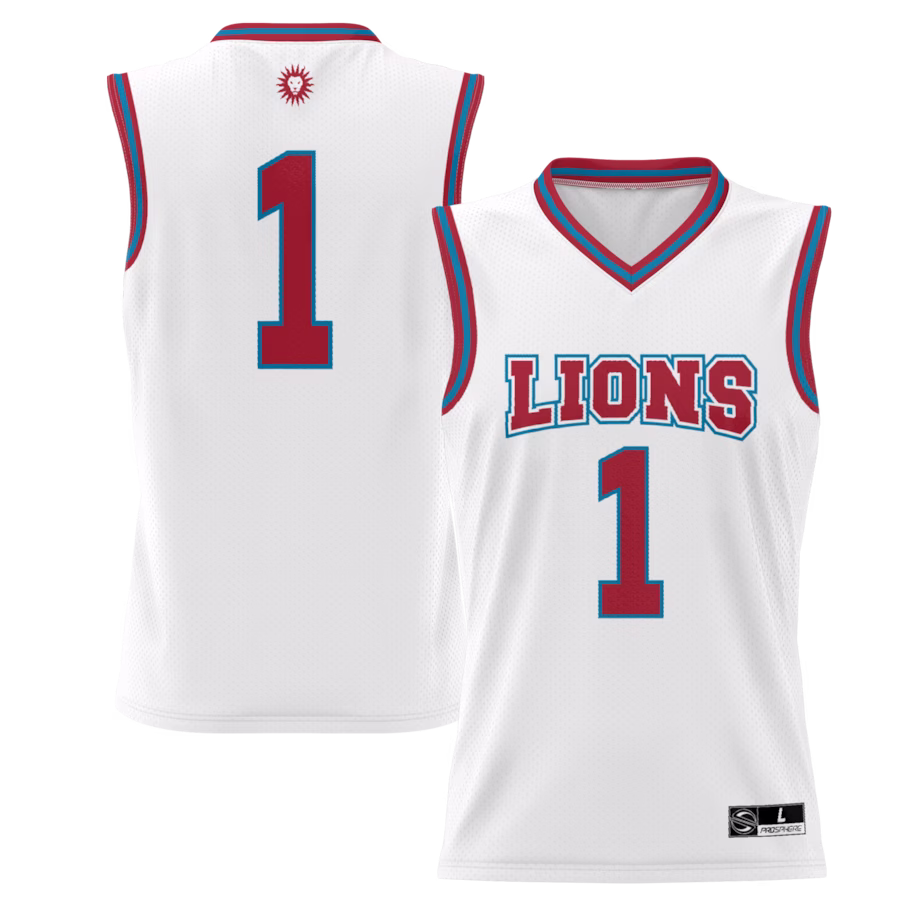 #1 Loyola Marymount Lions GameDay Greats Lightweight Basketball Jersey - White - Ujersey Shop