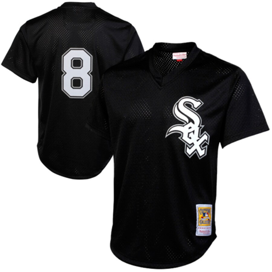Men's Chicago White Sox Bo Jackson Mitchell & Ness Black 1993 Authentic Cooperstown Collection Batting Practice Jersey - Ujersey Shop