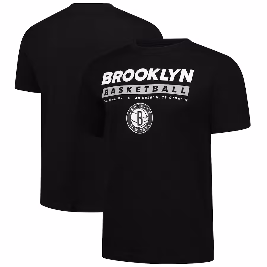 Men's Brooklyn Nets  Fanatics Black Location Just Net T-Shirt - Ujersey Shop