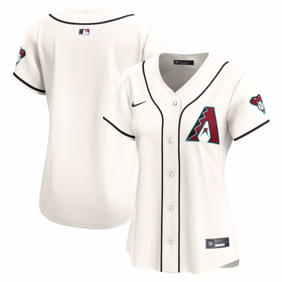 Women's Arizona Diamondbacks Nike White Home Limited Jersey - Ujersey Shop