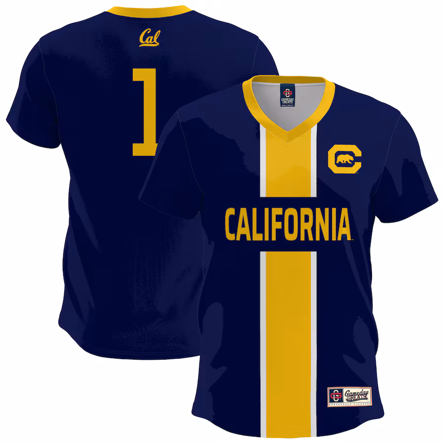 Youth GameDay Greats  Navy Cal Bears Lightweight Soccer Fashion Jersey - Ujersey Shop