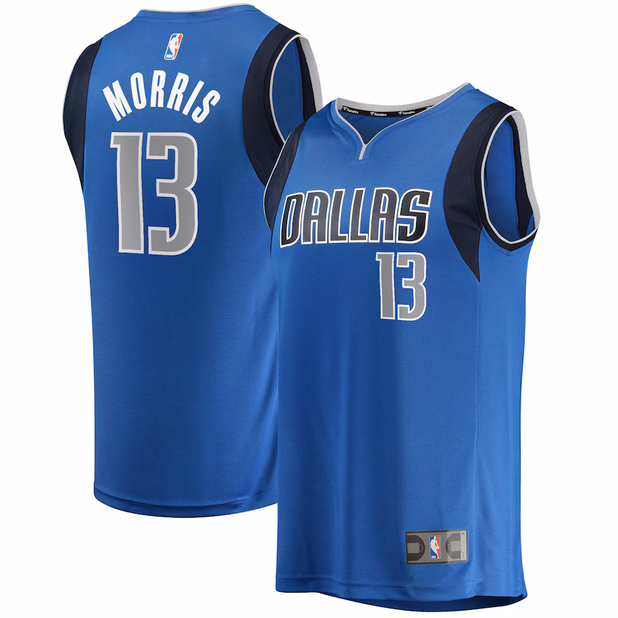 Youth Dallas Mavericks Markieff Morris Fanatics Blue Fast Break Player Jersey - Icon Edition - Ujersey Shop