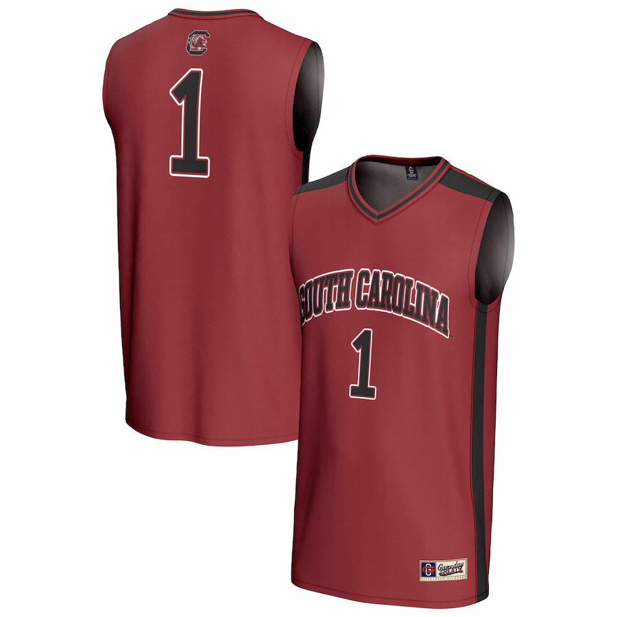 Unisex GameDay Greats #1 Garnet South Carolina Gamecocks Lightweight Collegiate Basketball Fashion Jersey - Ujersey Shop