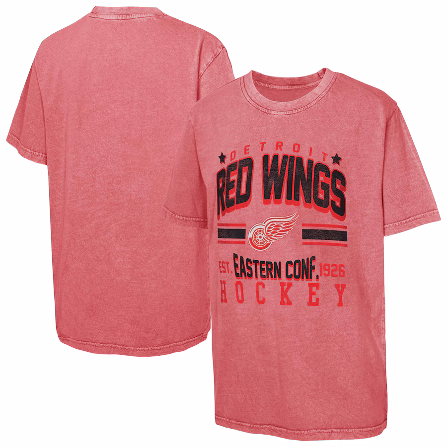 Youth Detroit Red Wings Red Sure Short T-Shirt - Ujersey Shop