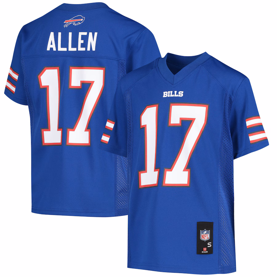 Youth Buffalo Bills Josh Allen Royal Replica Player Jersey - Ujersey Shop