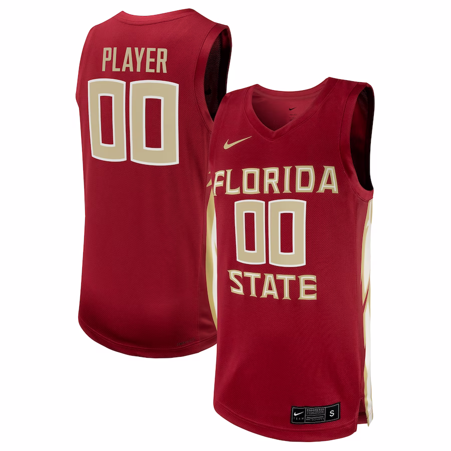 Florida State Seminoles Nike NIL Pick-A-Player Men's Basketball Replica Jersey - Garnet - Ujersey Shop