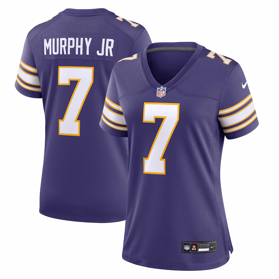 Women's Minnesota Vikings Byron Murphy Jr. Nike Purple Classic Player Game Jersey - Ujersey Shop