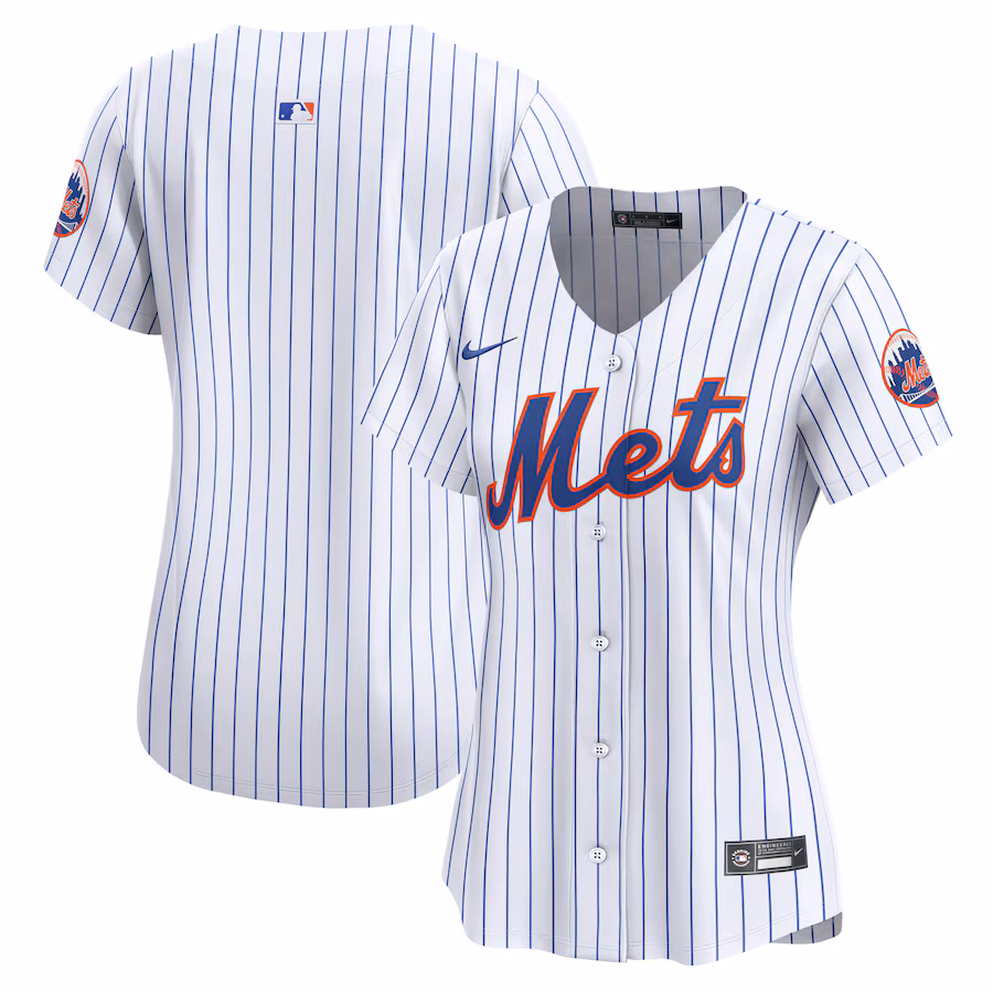 Women's New York Mets Nike White Home Limited Jersey - Ujersey Shop