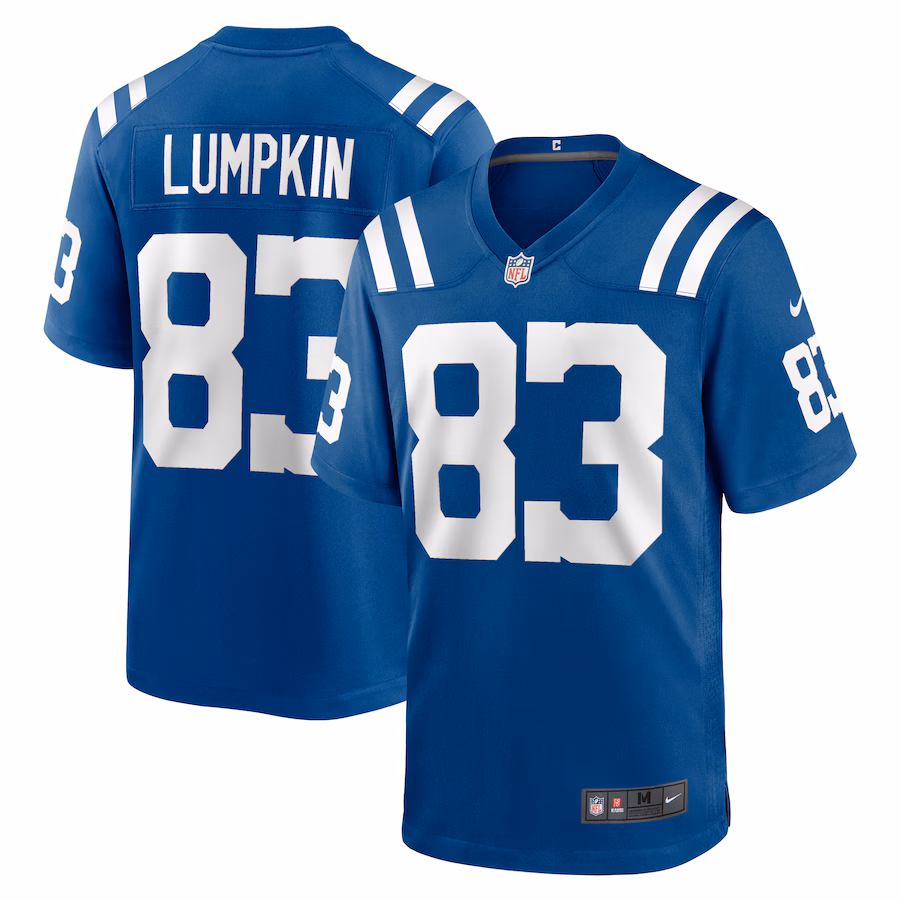 Men's Indianapolis Colts Johnny Lumpkin Nike  Royal Team Game Jersey - Ujersey Shop