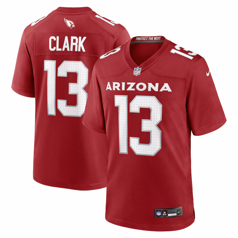 Men's Arizona Cardinals Kei'Trel Clark Nike  Cardinal  Game Jersey - Ujersey Shop