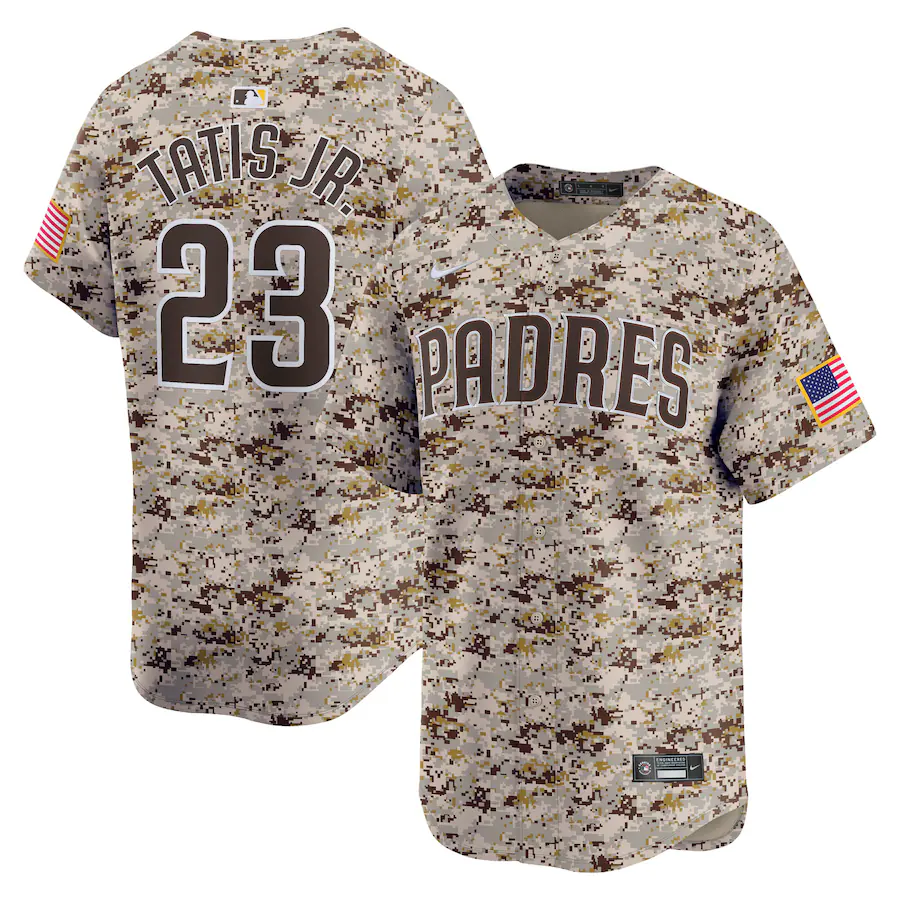 Men's San Diego Padres Fernando Tatis Jr. Nike Tan 2nd Alternate Limited Player Jersey - Ujersey Shop