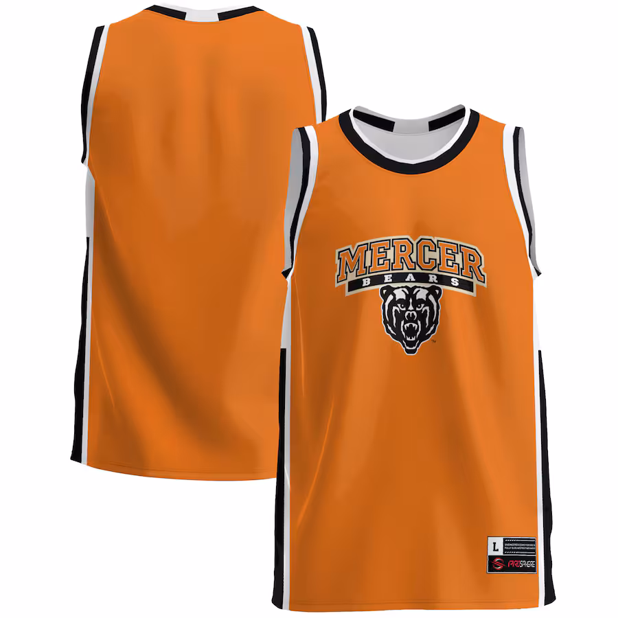 Men's GameDay Greats  Orange Mercer Bears  Lightweight Basketball Jersey - Ujersey Shop