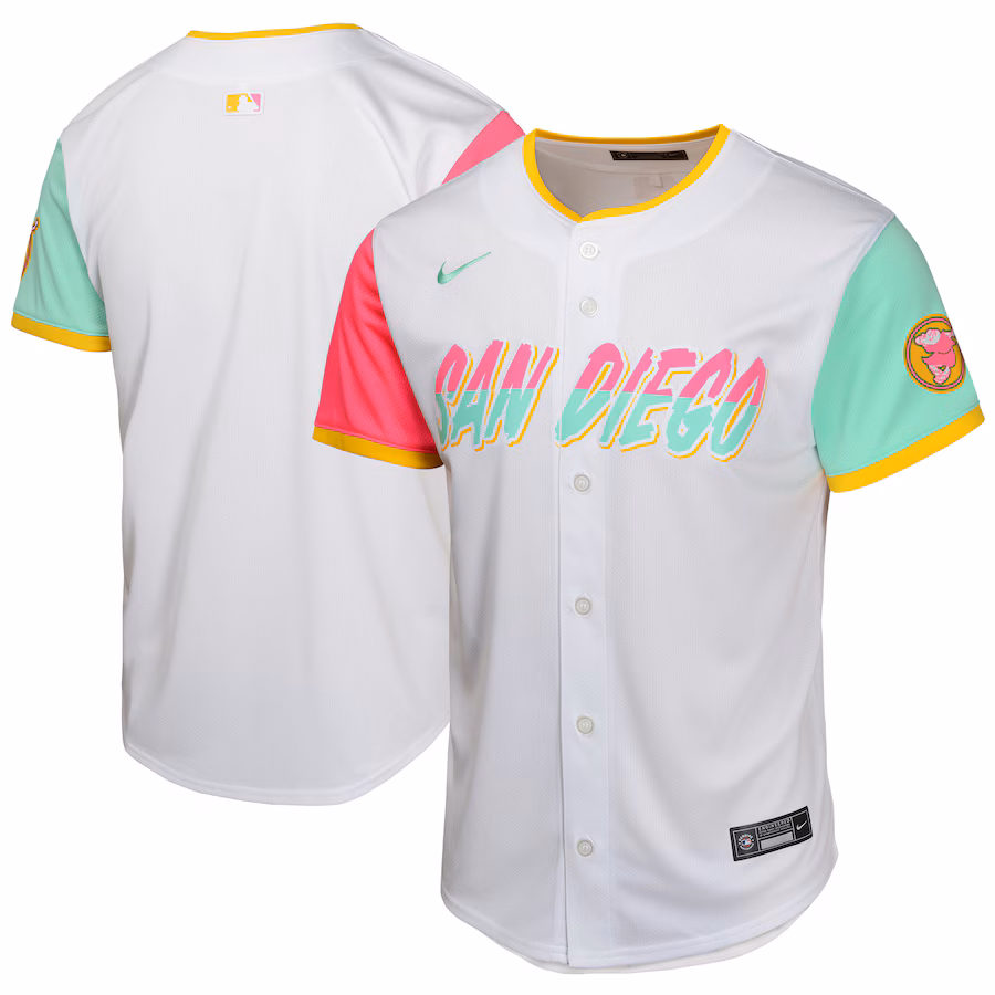 Youth San Diego Padres  Nike White City Connect Limited Jersey - Ujersey Shop