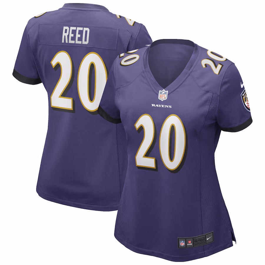 Women's Baltimore Ravens Ed Reed Nike Purple Game Retired Player Jersey - Ujersey Shop