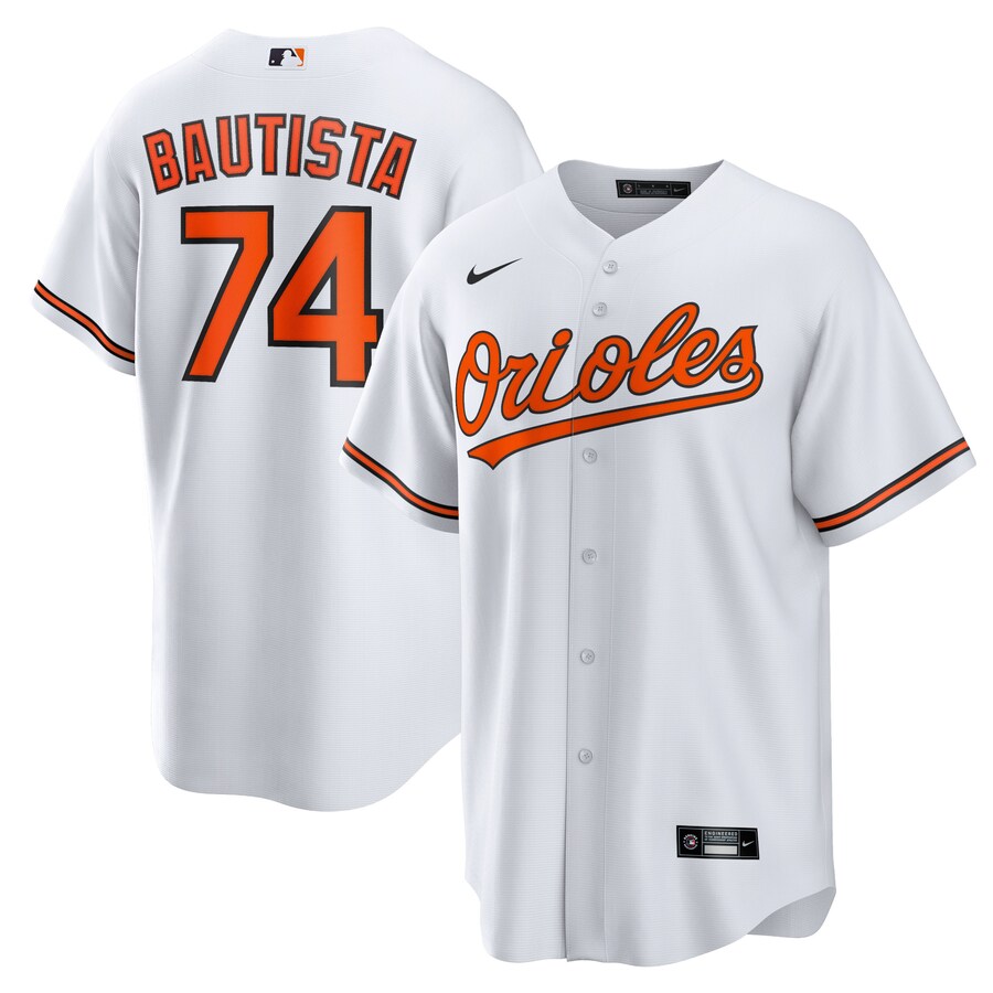 Men's Baltimore Orioles Felix Bautista Nike White Replica Player Jersey - Ujersey Shop