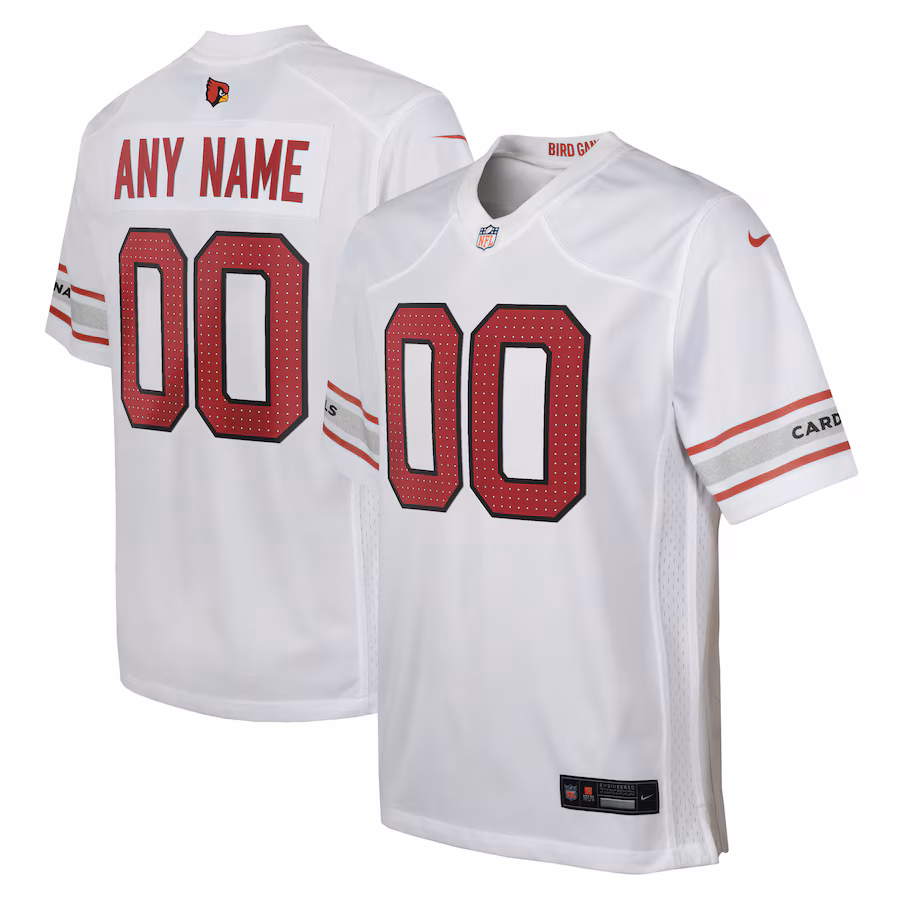 Youth Arizona Cardinals  Nike White Custom Game Jersey - Ujersey Shop