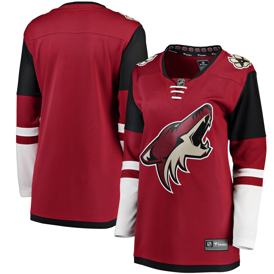 Women's Arizona Coyotes Fanatics Branded Red Breakaway Home Jersey - Ujersey Shop