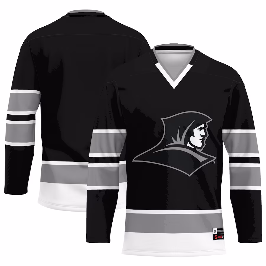 Men's GameDay Greats Black Providence Friars Hockey Jersey - Ujersey Shop