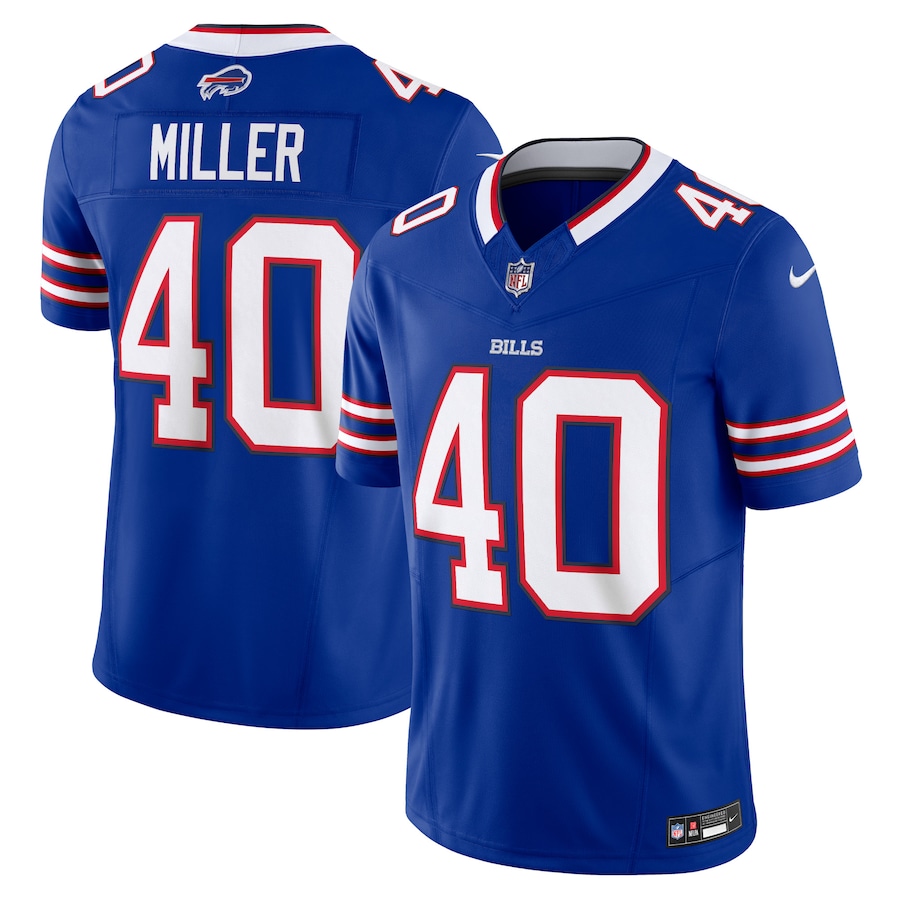 Men's Buffalo Bills Von Miller Nike Royal Vapor F.U.S.E. Limited Jersey - Ujersey Shop