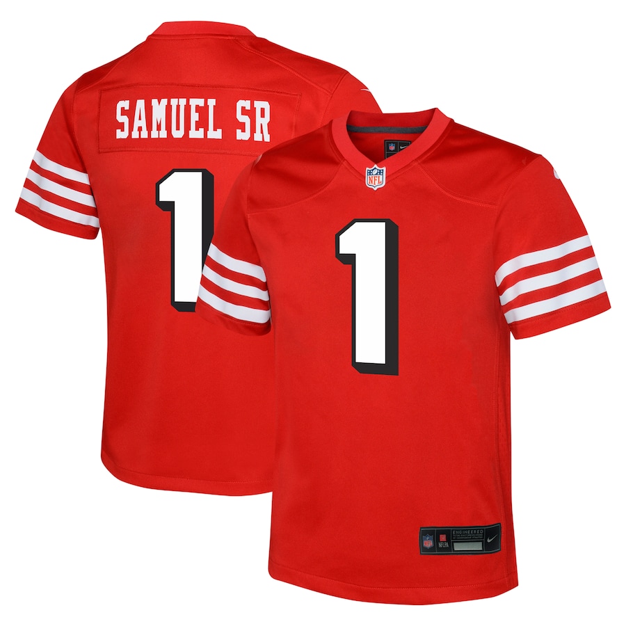 Youth San Francisco 49ers Deebo Samuel Sr Nike Scarlet Alternate Player Game Jersey - Ujersey Shop
