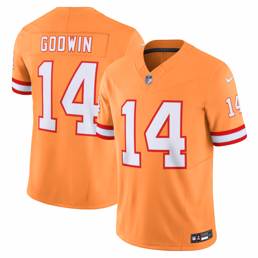 Men's Tampa Bay Buccaneers Chris Godwin Nike Orange Vapor F.U.S.E. Limited Jersey - Ujersey Shop