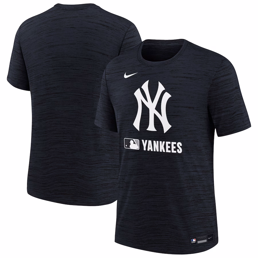Youth New York Yankees Nike Navy Authentic Collection Velocity Performance T-Shirt - Ujersey Shop