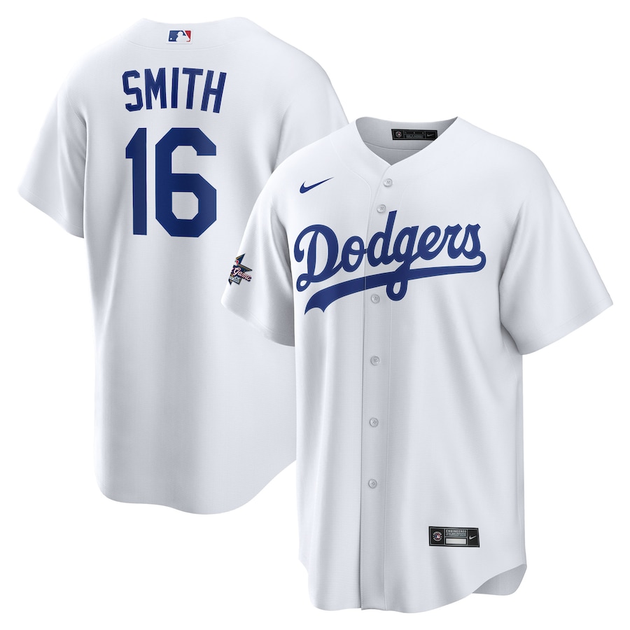Men's Los Angeles Dodgers Will Smith Nike White 2025 MLB All-Star Game Home Replica Player Jersey - Ujersey Shop