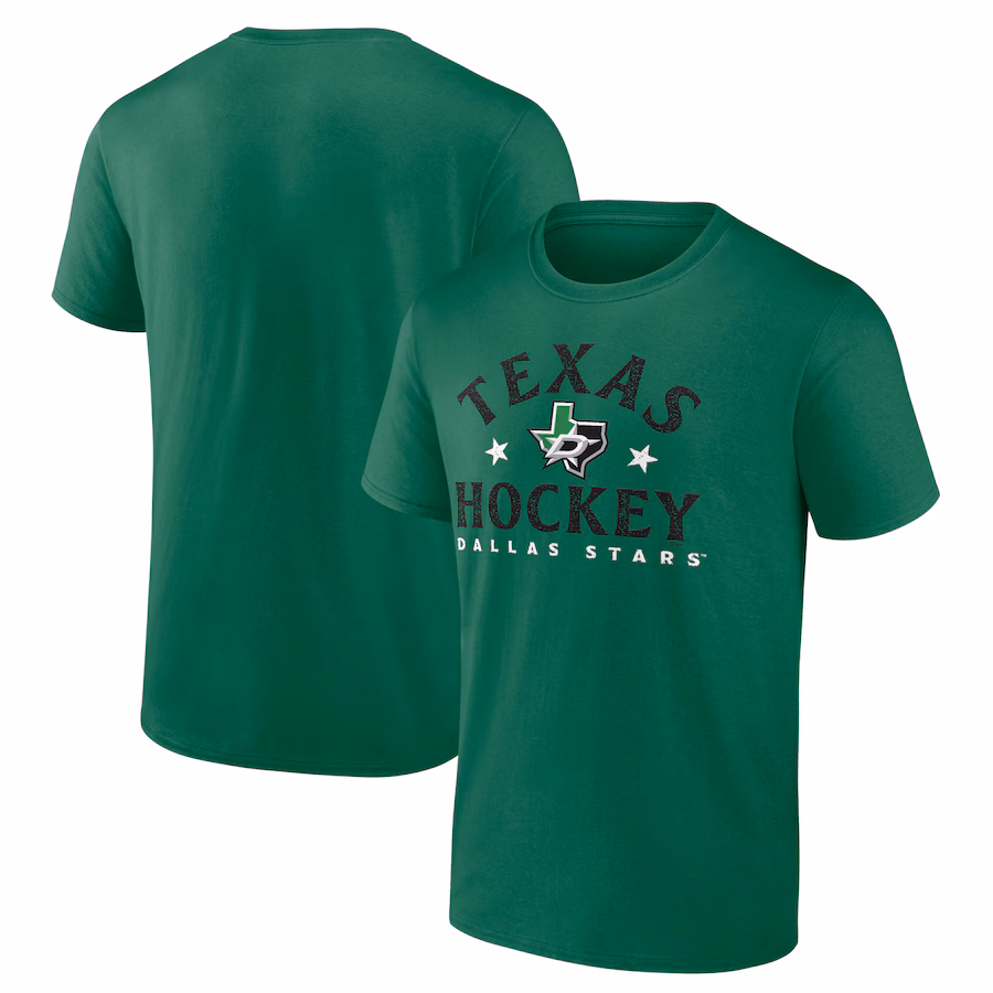Men's Dallas Stars Kelly Green Shout Out T-Shirt - Ujersey Shop