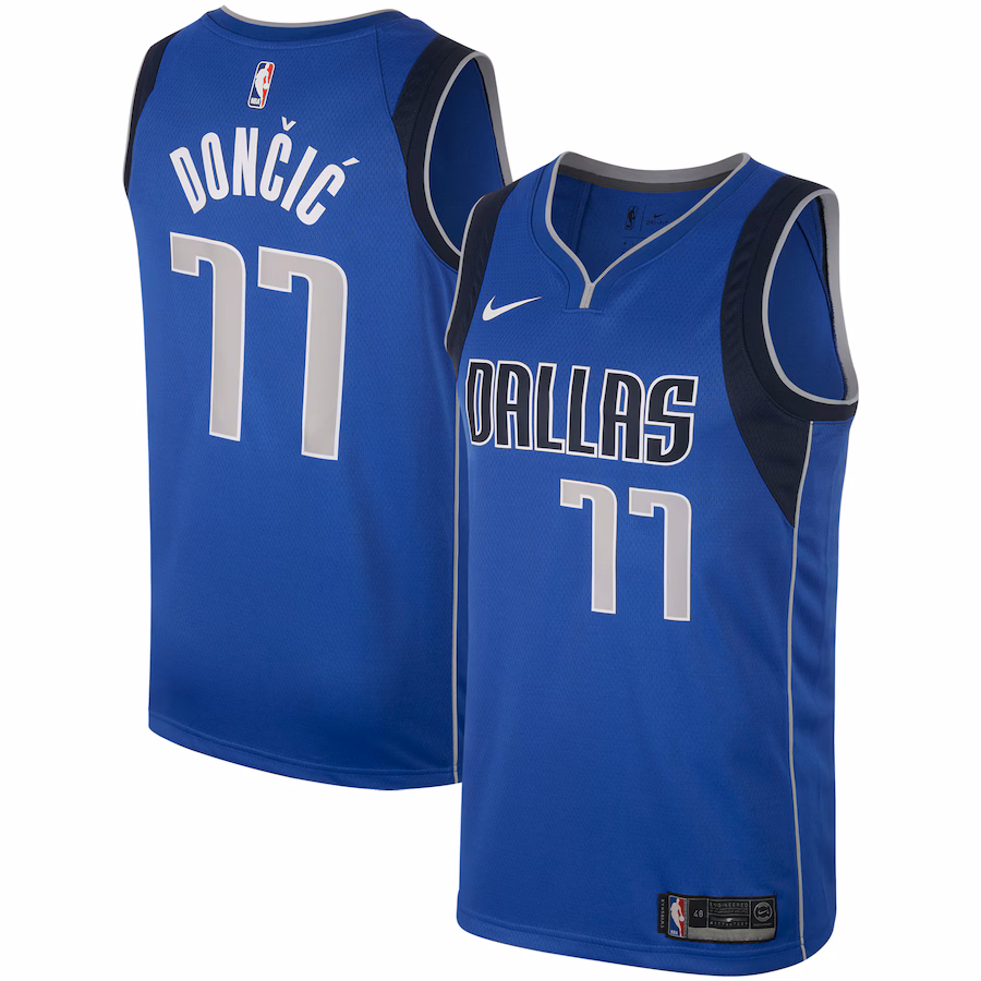 Men's Dallas Mavericks Luka Doncic Nike Royal Swingman Jersey - Ujersey Shop