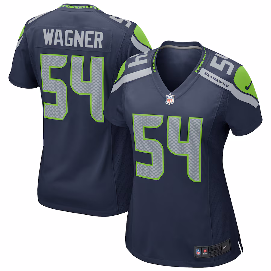 Women's Seattle Seahawks Bobby Wagner Nike Navy Game Jersey - Ujersey Shop