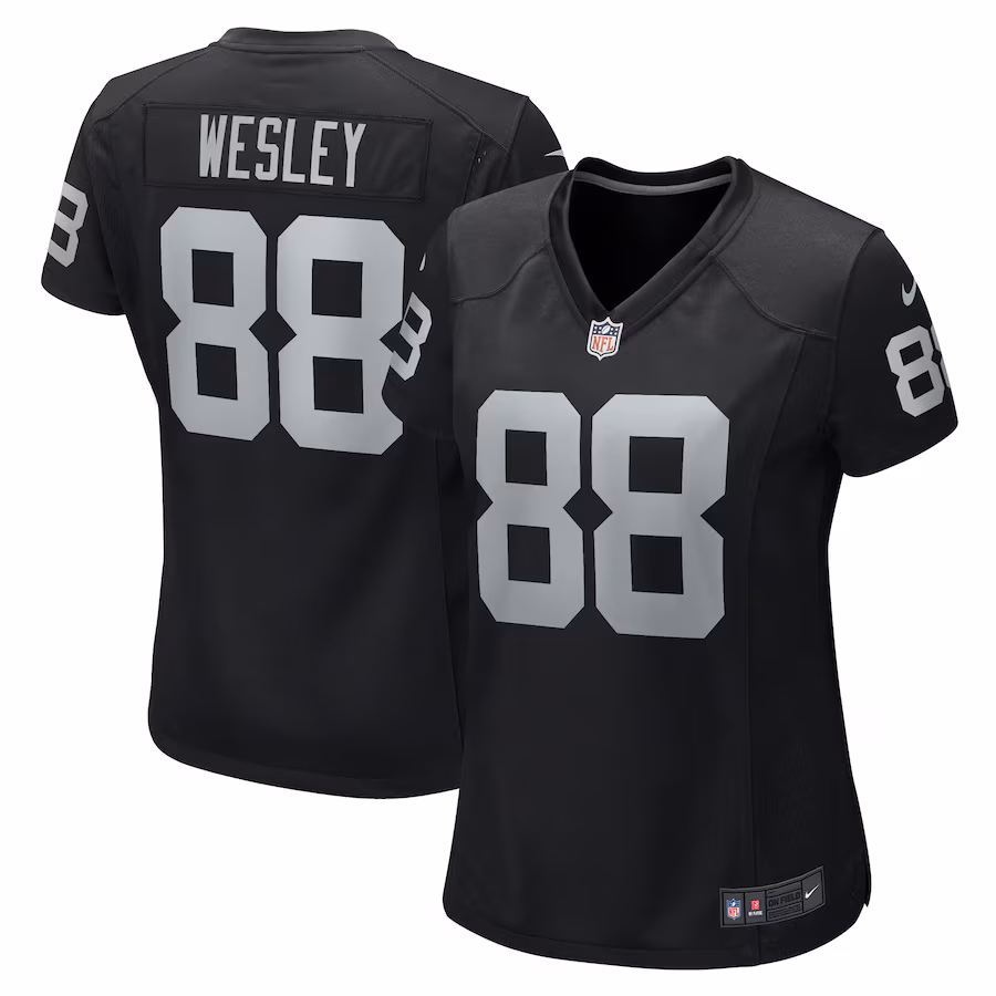 Women's Las Vegas Raiders Antoine Wesley Nike  Black Team Game Jersey - Ujersey Shop