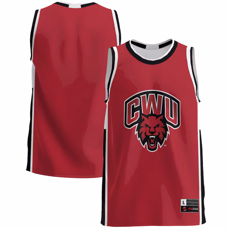 Men's GameDay Greats  Crimson Central Washington Wildcats  Lightweight Basketball Jersey - Ujersey Shop