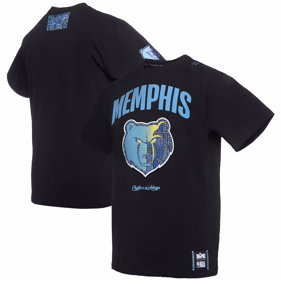 Men's Memphis Grizzlies  NBA x Two Hype Black Culture & Hoops Collection Premium T-Shirt - Ujersey Shop