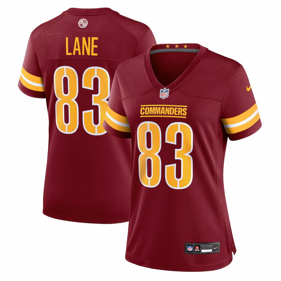 Women's Washington Commanders Jaylin Lane Nike Burgundy Team Game Jersey - Ujersey Shop