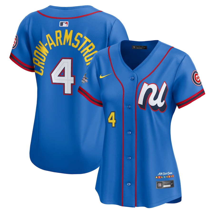 Women's National League Pete Crow-Armstrong Nike Blue 2025 All-Star Edition Limited Player Jersey - Ujersey Shop