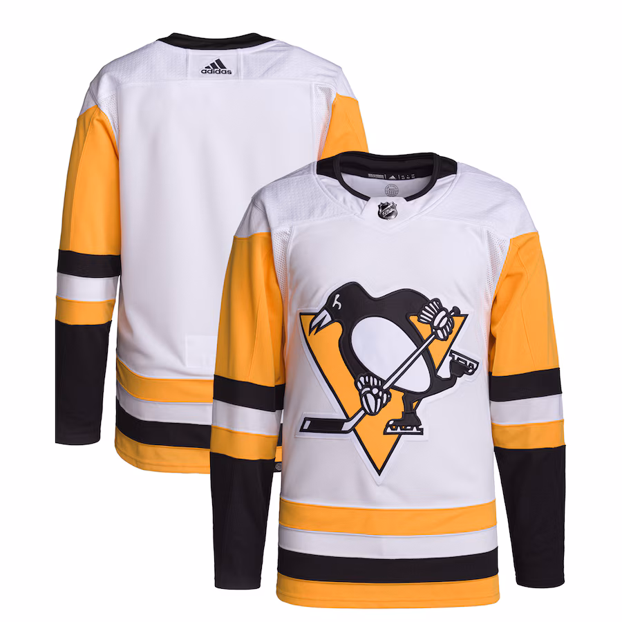 Men's Pittsburgh Penguins adidas White Away Primegreen Authentic Jersey - Ujersey Shop