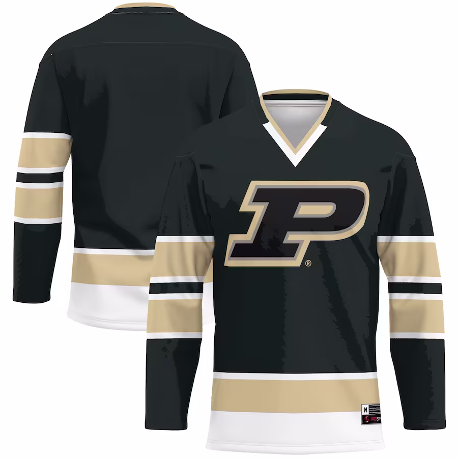 Purdue Boilermakers GameDay Greats Hockey Jersey - Gold - Ujersey Shop