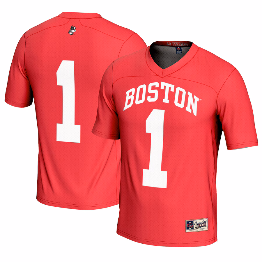#1 Boston University GameDay Greats Lightweight Lacrosse Jersey - Scarlet - Ujersey Shop