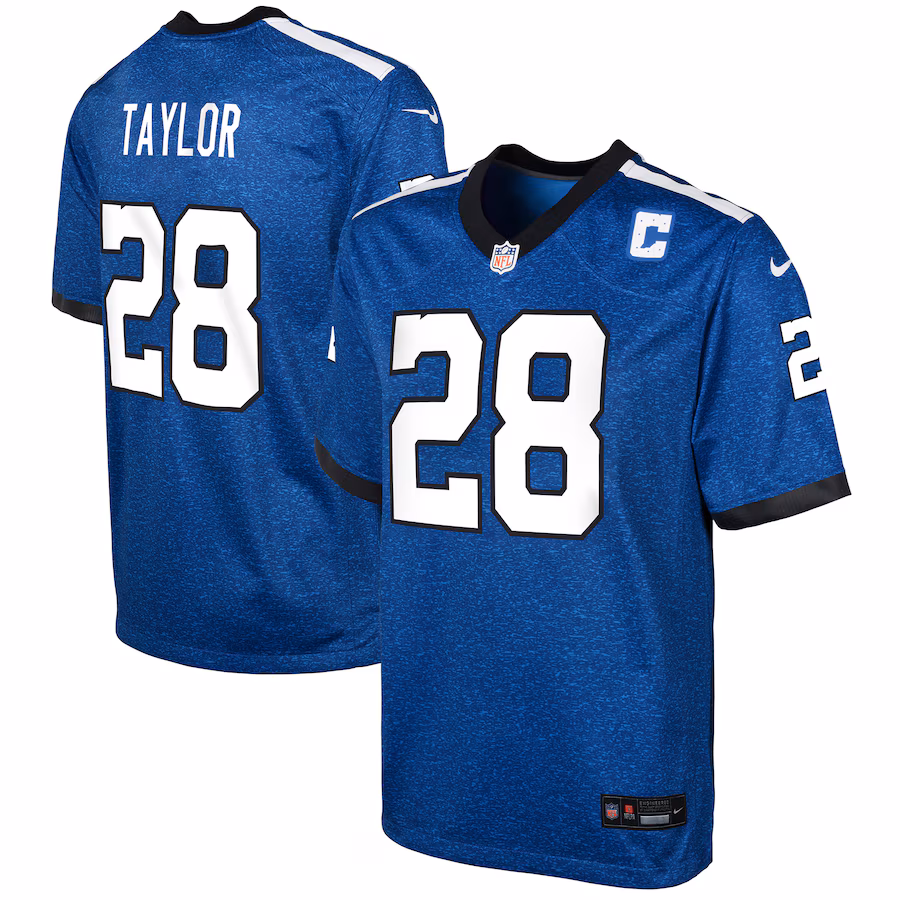 Youth Indianapolis Colts Jonathan Taylor Nike Blue Game Jersey - Ujersey Shop