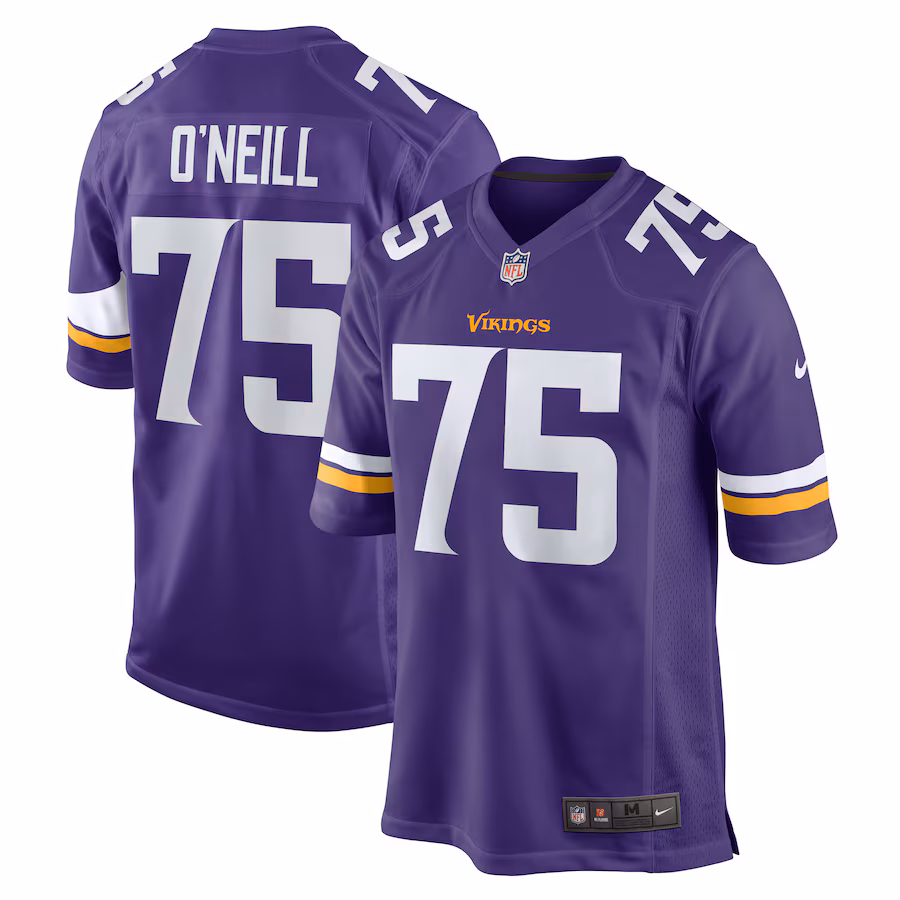 Men's Minnesota Vikings Brian O'Neill Nike Purple Game Jersey - Ujersey Shop