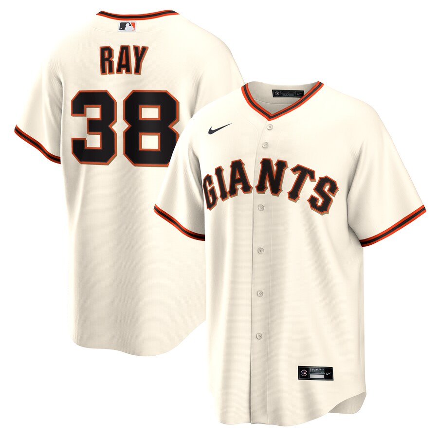 Men's San Francisco Giants Robbie Ray Nike Cream Home Replica Jersey - Ujersey Shop