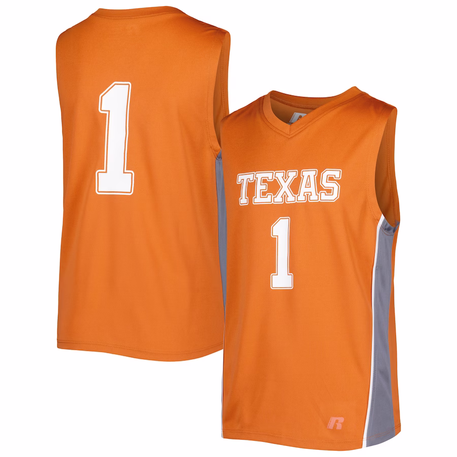 Youth Texas Orange Texas Longhorns Fashion BB Sleeveless Jersey - Ujersey Shop