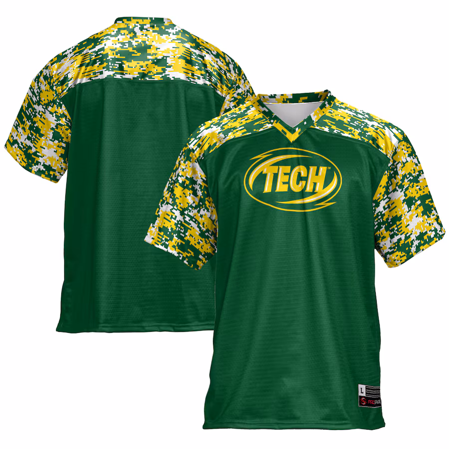 Men's GameDay Greats Green Arkansas Tech Football Jersey - Ujersey Shop