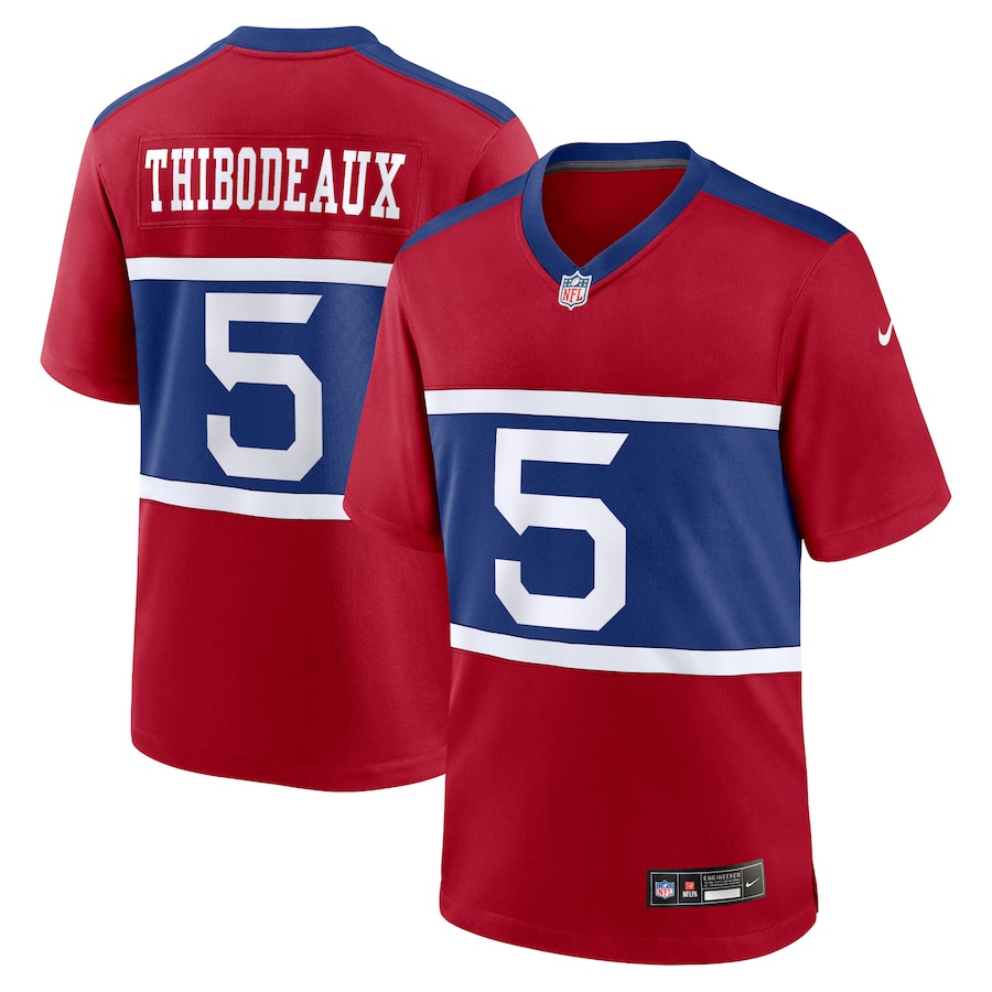 Youth New York Giants Kayvon Thibodeaux Nike Red Game Jersey - Ujersey Shop