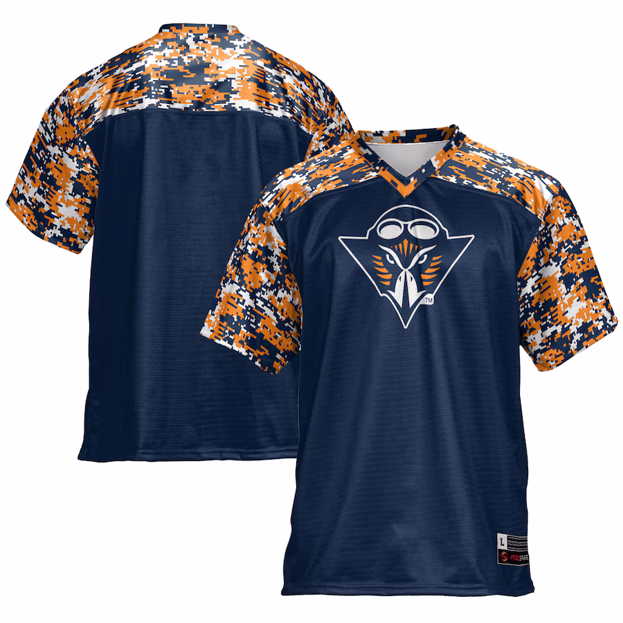 Men's GameDay Greats Navy Tennessee-Martin Skyhawks Football Jersey - Ujersey Shop