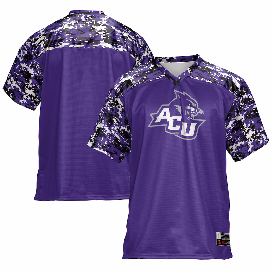 Men's GameDay Greats Purple Abilene Christian University Wildcats Football Jersey - Ujersey Shop