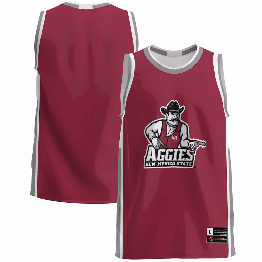 Men's GameDay Greats  Crimson New Mexico State Aggies  Lightweight Basketball Jersey - Ujersey Shop
