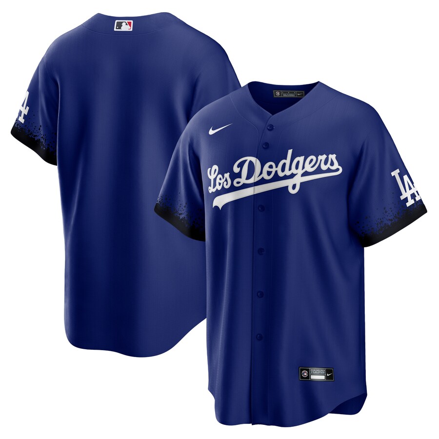 Men's Los Angeles Dodgers Nike Royal City Connect Replica Jersey - Ujersey Shop