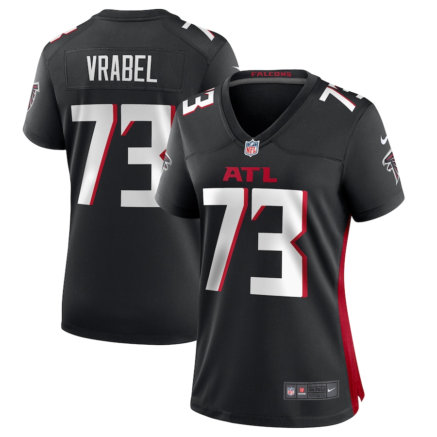 Women's Atlanta Falcons Tyler Vrabel Nike Black Player Game Jersey - Ujersey Shop