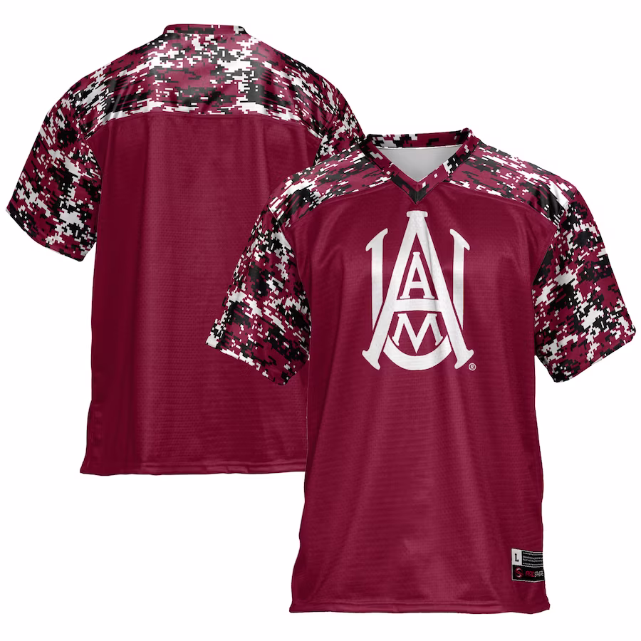 Alabama A&M Bulldogs GameDay Greats Football Jersey - Maroon - Ujersey Shop